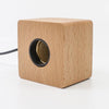 Image of Wood light base with screw socket