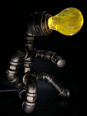 Iron Man Industrial Style Table Lamp With Bulb